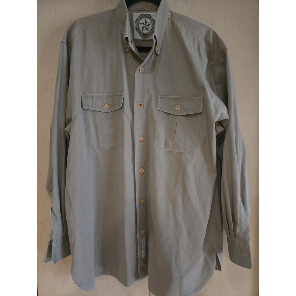 Vintage Banana Republic BRCR Civilian Reserve Safari Shirt Mens M Hong Kong